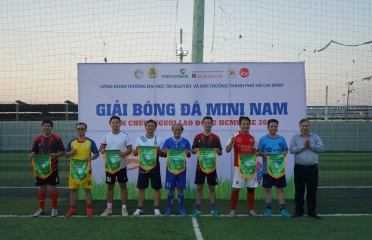 Giải bóng đá mini nam Viên chức, người lao động HCMUNRE 2024