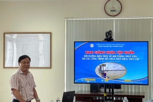 HCMUNRE Khai giảng Khóa bồi dưỡng Kiến thức Khí tượng – Thủy văn tại công trình Hồ chứa Thủy điện, Thủy lợi 