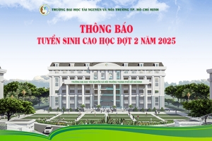 THÔNG BÁO TUYỂN SINH SAU ĐẠI HỌC ĐỢT 02 NĂM 2025