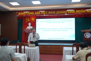 HCMUNRE TẬP HUẤN CÔNG TÁC KIỂM TRA COI THI KỲ THI TỐT NGHIỆP THPT NĂM 2025
