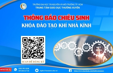 T3.2025 V/v chiêu sinh Khóa đào tạo khí nhà kính.