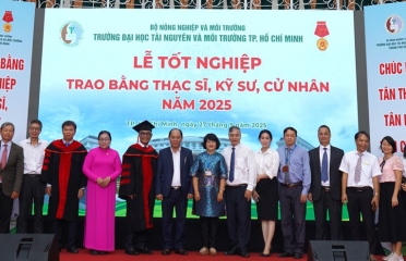 LỄ TỐT NGHIỆP TRAO BẰNG THẠC SĨ, KỸ SƯ VÀ CỬ NHÂN NĂM 2025 TẠI TRƯỜNG ĐẠI HỌC TÀI NGUYÊN VÀ MÔI TRƯỜNG TP. HỒ CHÍ MINH - CƠ SỞ HIỆP PHƯỚC
