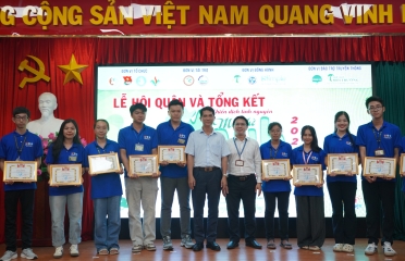 Lễ Hội quân – Tổng kết Chiến dịch Mùa Hè xanh - Trường Đại học Tài nguyên và Môi trường Thành phố Hồ Chí Minh năm 2025