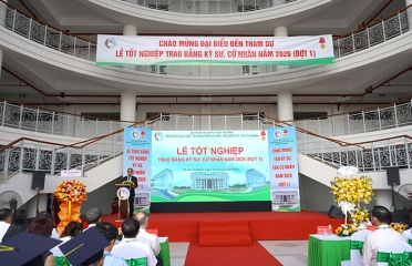 LỄ TỐT NGHIỆP VÀ TRAO BẰNG KỸ SƯ, CỬ NHÂN ĐỢT 1 NĂM 2026