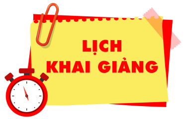 THÔNG BÁO KẾ HOẠCH KHAI GIẢNG THÁNG 06 NĂM 2025