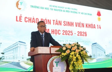 HCMUNRE chào đón Tân sinh viên Khóa 14 – Khởi đầu hành trình tri thức trong kỷ nguyên hội nhập