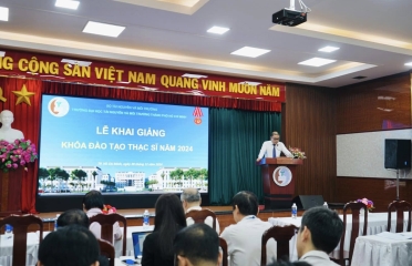 LỄ KHAI GIẢNG KHOÁ ĐÀO TẠO THẠC SĨ NĂM 2024