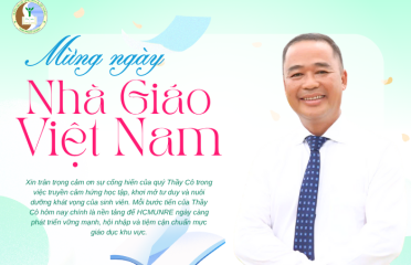 THƯ CHÚC MỪNG CỦA HIỆU TRƯỞNG NHÂN NGÀY NHÀ GIÁO VIỆT NAM 20/11