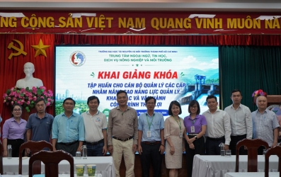 Bồi dưỡng nâng cao năng lực quản lý, khai thác và vận hành công trình thủy lợi cho cán bộ quản lý các cấp