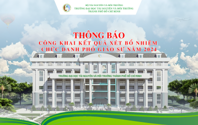 Thông báo công khai Kết quả xét bổ nhiệm chức danh Phó giáo sư năm 2024