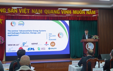Hội thảo "Hệ thống năng lượng mặt trời tiên tiến và sản xuất, lưu trữ, ứng dụng Hydro"