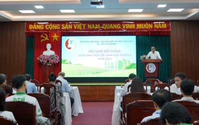 Hội nghị "Đối thoại giữa sinh viên với Lãnh đạo Nhà trường năm 2025": Lắng nghe - Thấu hiểu - Đồng hành