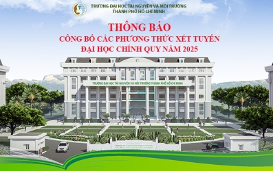 Thông báo v/v công bố các phương thức xét tuyển Đại học chính quy năm 2025