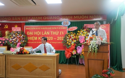 Đại hội Đảng bộ Trường ĐH Tài nguyên và Môi trường TP.HCM lần thứ IV, nhiệm kỳ 2020 – 2025