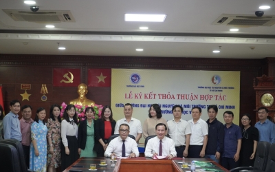 Lễ ký kết MOU giữa Trường Đại học Vinh và Trường Đại học Tài nguyên và Môi trường TP. Hồ Chí Minh