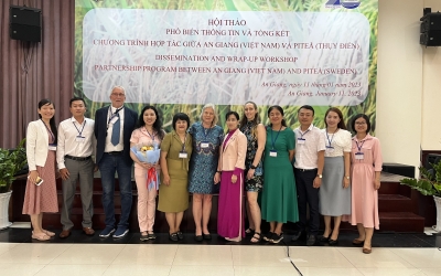 Hội thảo phổ biến thông tin và tổng kết chương trình hợp tác giữa An Giang (Việt Nam) và Pitea (Thụy Điển) từ năm 2012-2023.