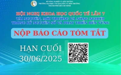 NỘP BÁO CÁO TÓM TẮT HỘI NGHỊ KHOA HỌC CÔNG NGHỆ QUỐC TẾ LẦN 7