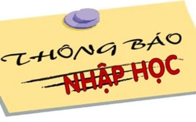 Thông báo về việc nhập đối với các thí sinh trúng tuyển Đại học chính quy đợt 1 năm 2022