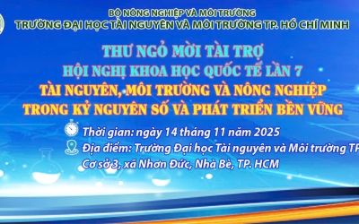 THƯ NGỎ Mời tài trợ Hội nghị Khoa học Công nghệ Quốc tế lần thứ 7 năm 2025