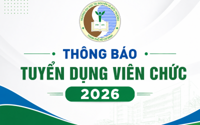 Thông báo Tuyển dụng viên chức năm 2026