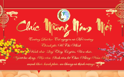 Thư chúc tết của Hiệu trưởng Trường Đại học Tài nguyên và Môi trường Thành phố Hồ Chí Minh nhân dịp Xuân Quý Mão 2023