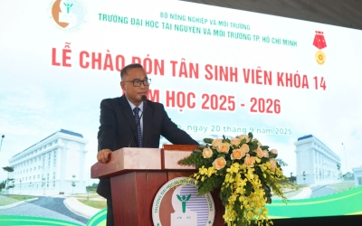 HCMUNRE chào đón Tân sinh viên Khóa 14 – Khởi đầu hành trình tri thức trong kỷ nguyên hội nhập