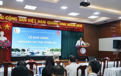 LỄ KHAI GIẢNG KHOÁ ĐÀO TẠO THẠC SĨ NĂM 2024